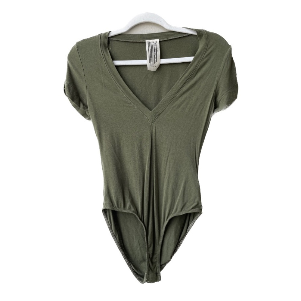 Free People V-Neck Bodysuit